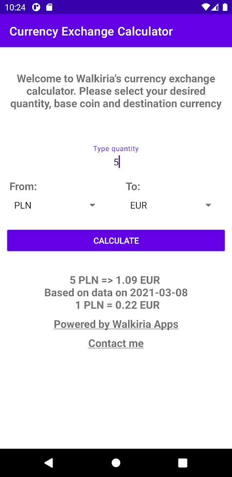 Calculadora de cambio de moneda de PLN a EUR